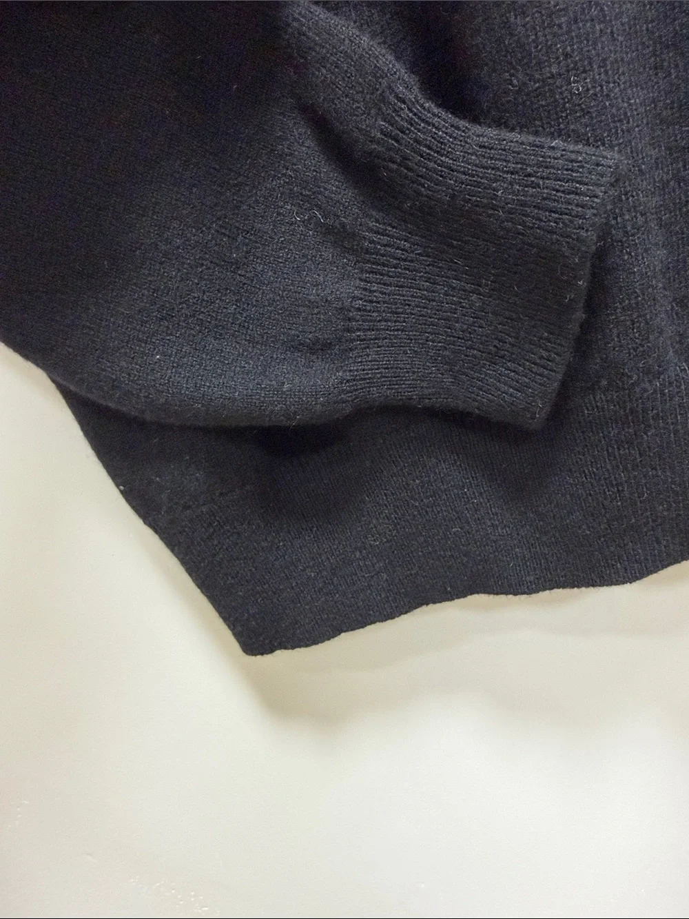 J. Crew Black Crewneck Sweater 100% Cashmere